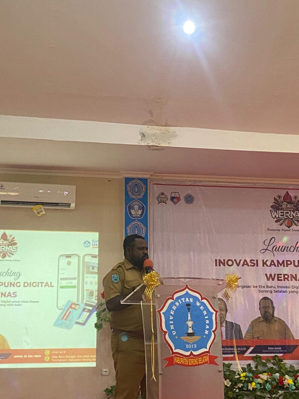 Sambutan Kepala Kampung Wernas
